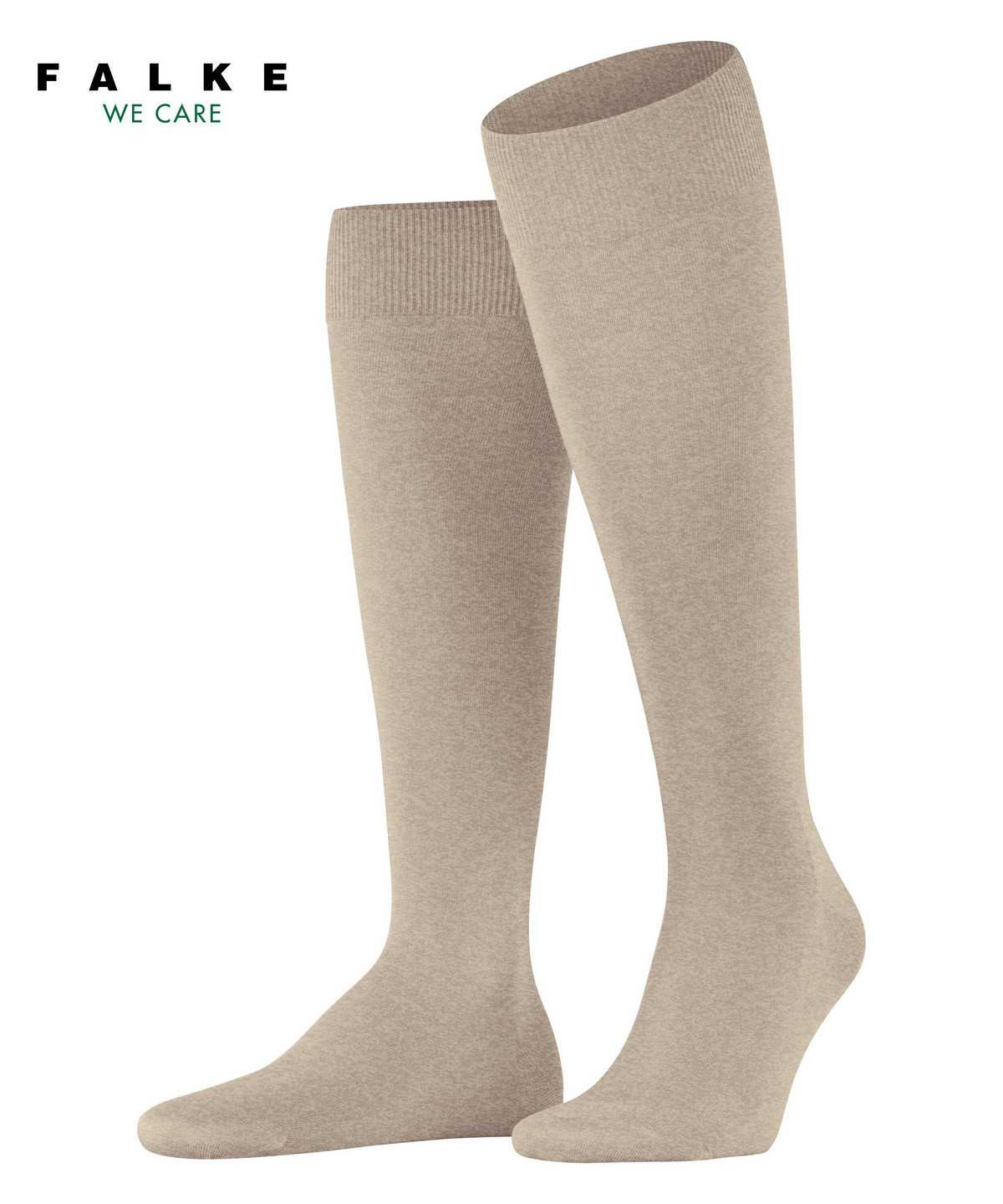 Men Falke ClimaWool Knee-high Socks Socks Beige | BVKRYW251