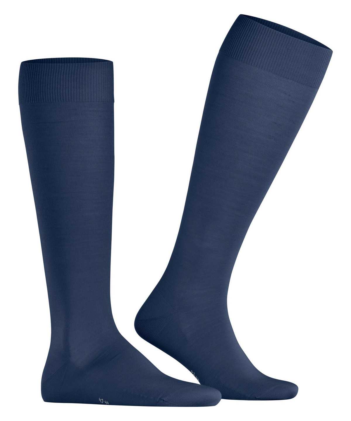 Men Falke ClimaWool Knee-high Socks Socks Blue | FNDBZL421