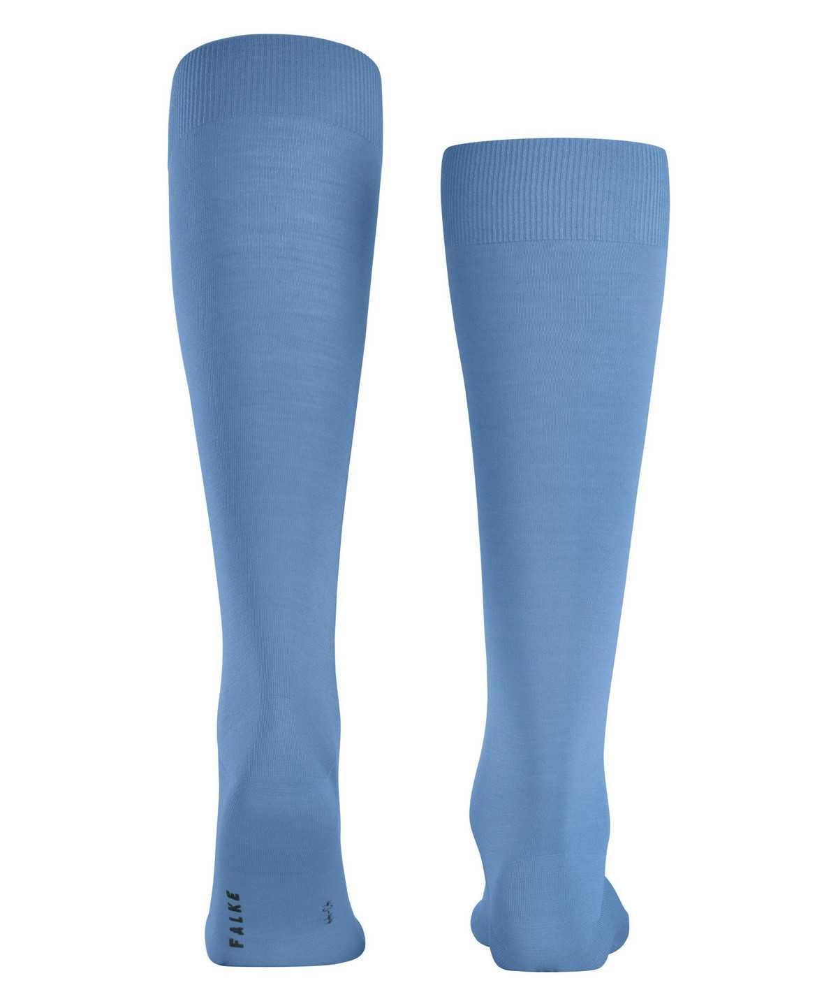 Men Falke ClimaWool Knee-high Socks Socks Blue | HTYKJB837