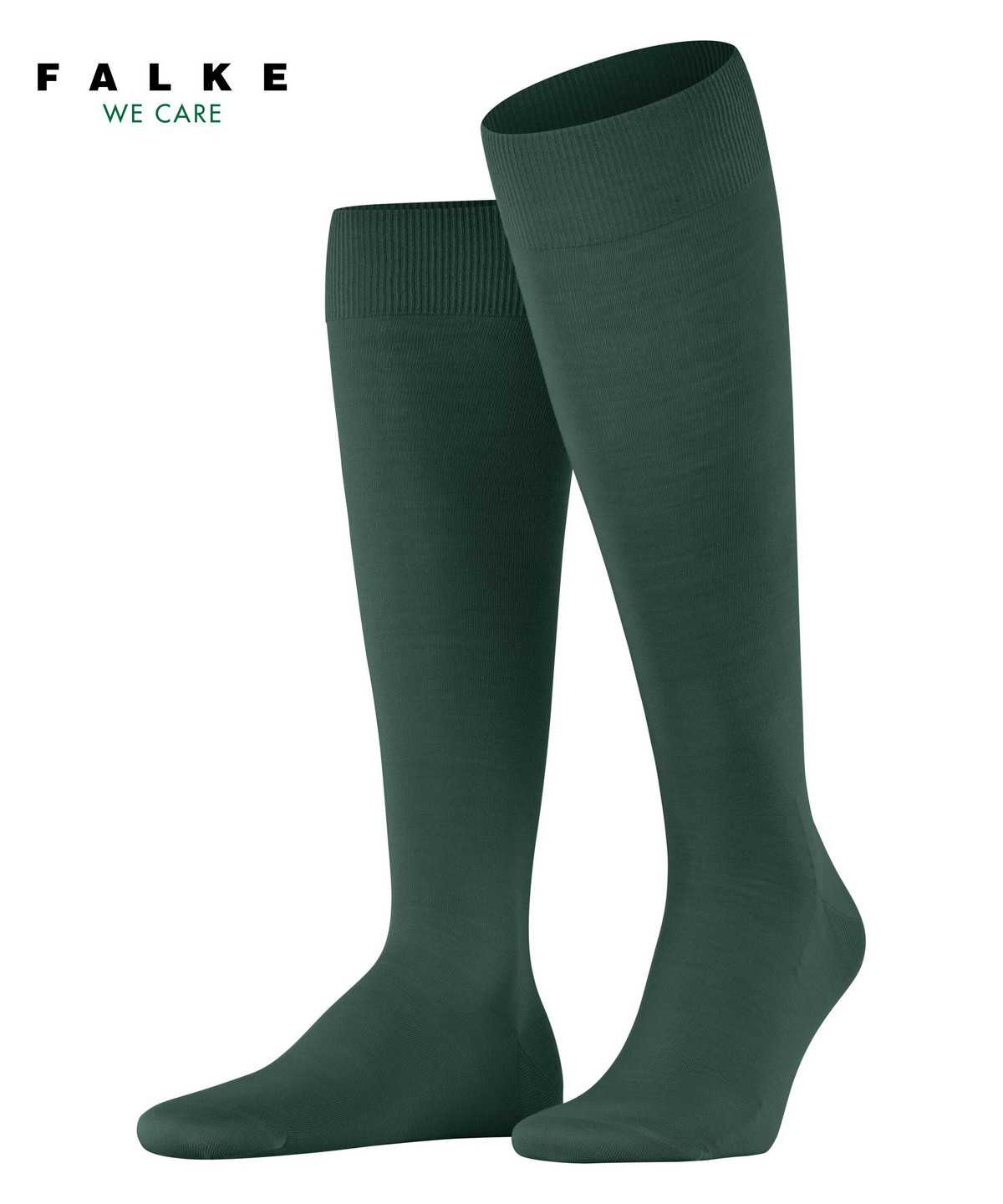 Men Falke ClimaWool Knee-high Socks Socks Green | EAUGBX694