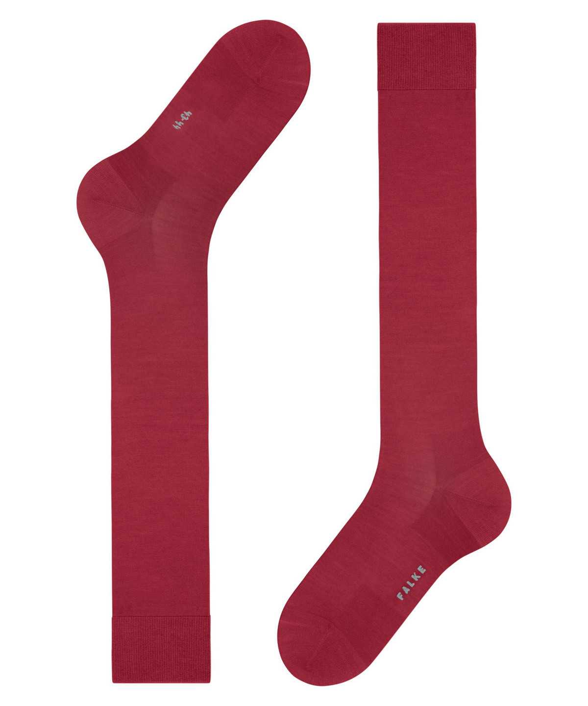 Men Falke ClimaWool Knee-high Socks Socks Red | XBSPHE593