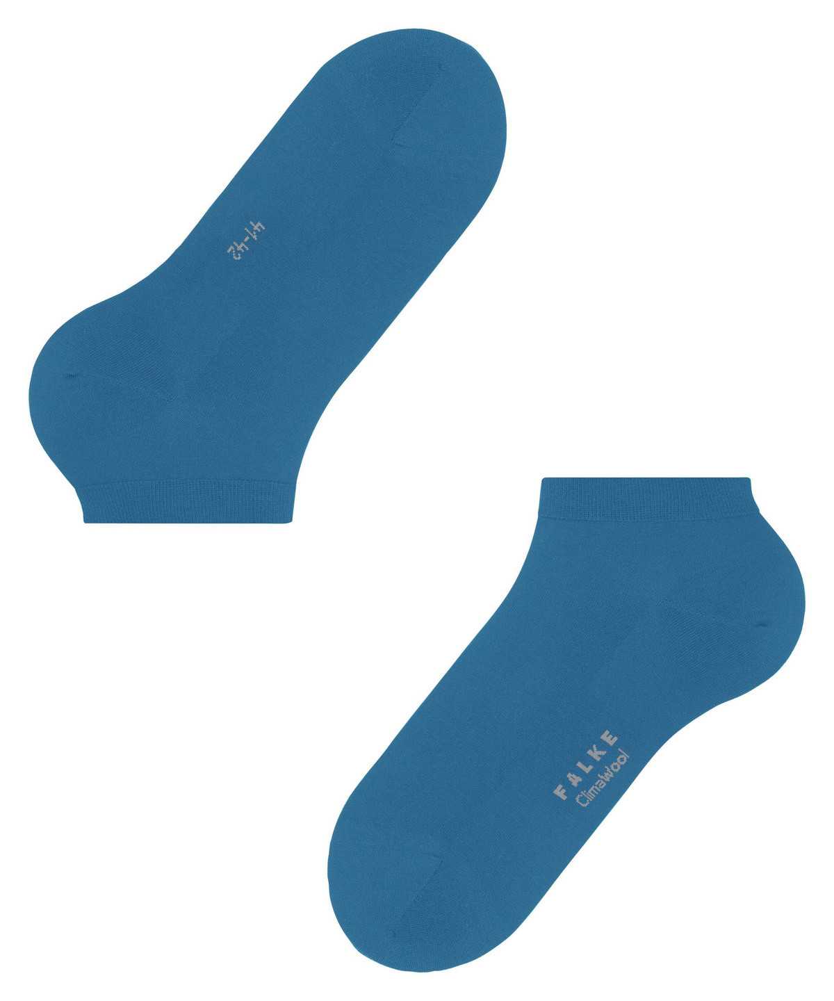 Men Falke ClimaWool Sneaker socks Socks Blue | EPMOVK348