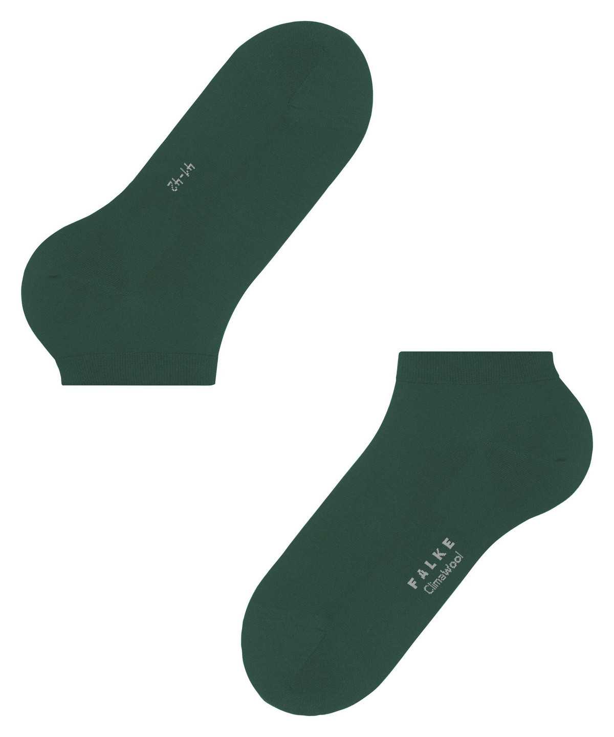 Men Falke ClimaWool Sneaker socks Socks Green | SUENRL910