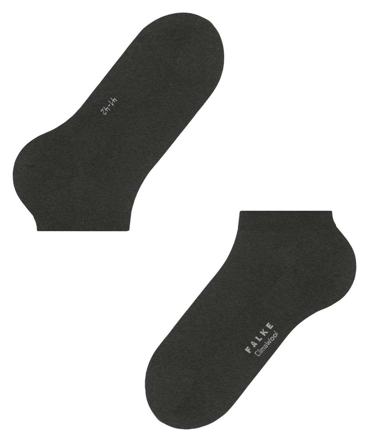 Men Falke ClimaWool Sneaker socks Socks Grey | NQPLBG085