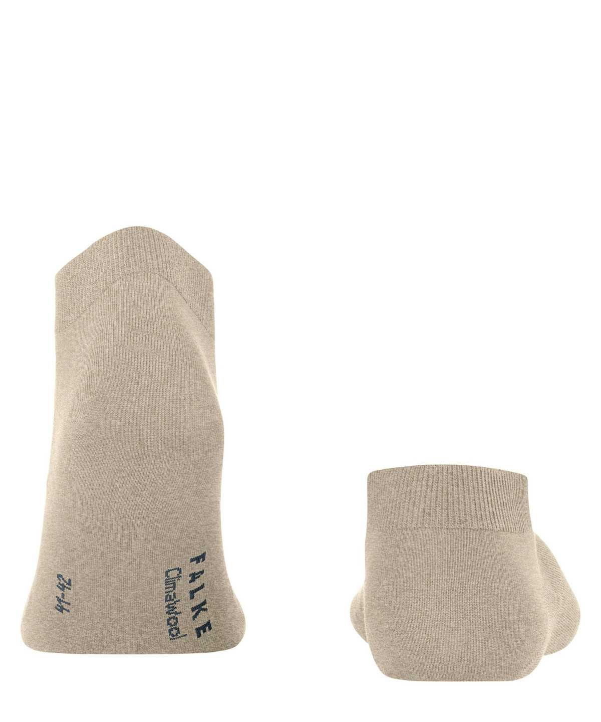 Men Falke ClimaWool Sneaker socks Socks Beige | OQYGZI214