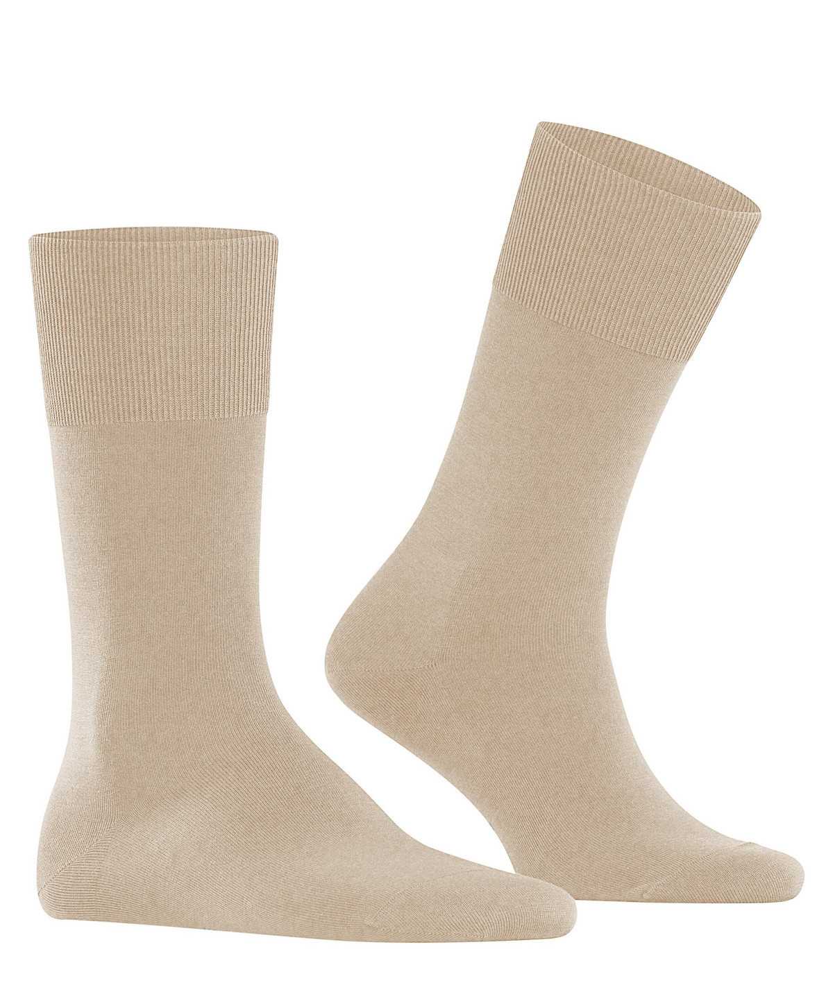 Men Falke ClimaWool Socks Socks Beige | MRWZTY392