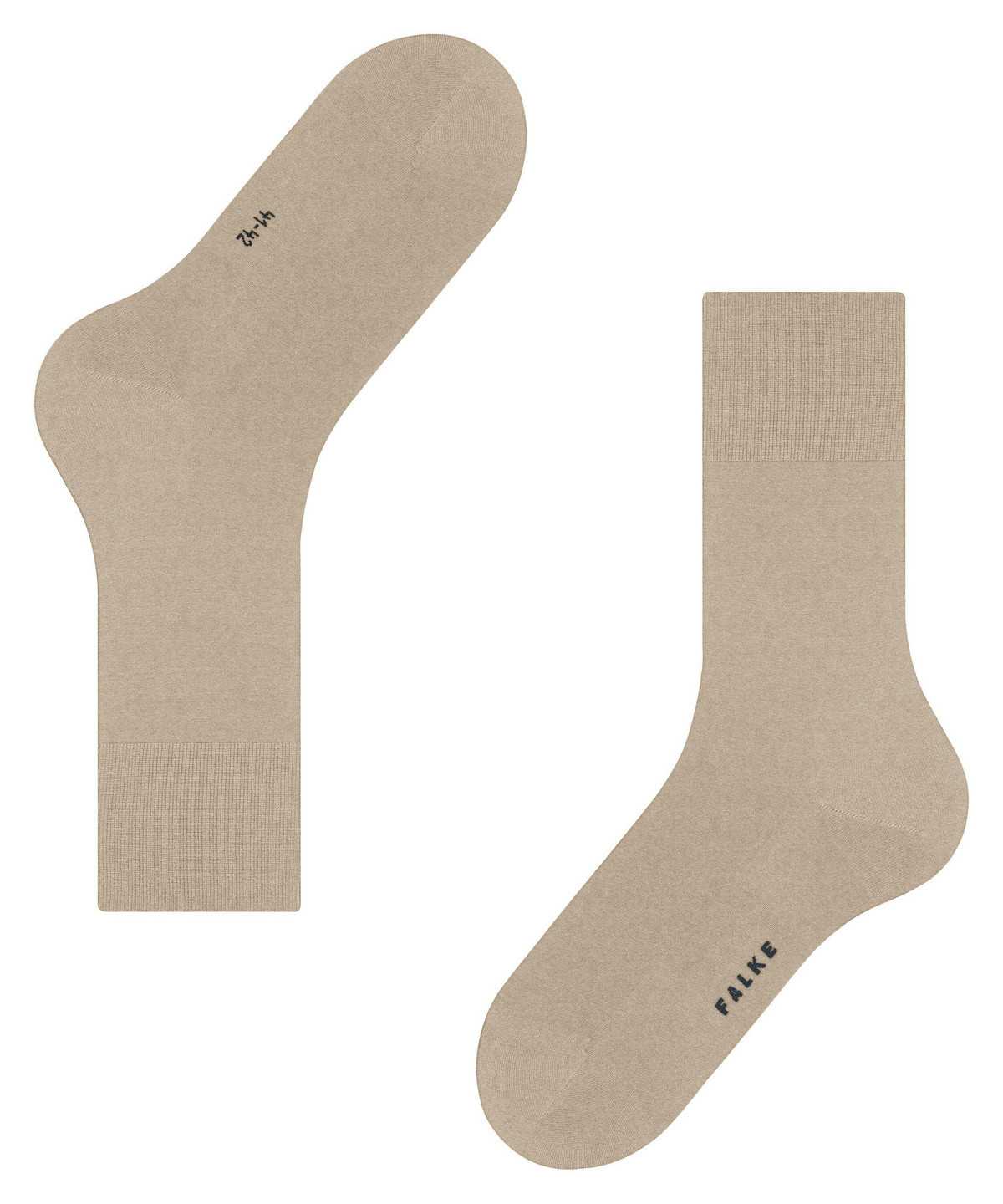 Men Falke ClimaWool Socks Socks Beige | MRWZTY392