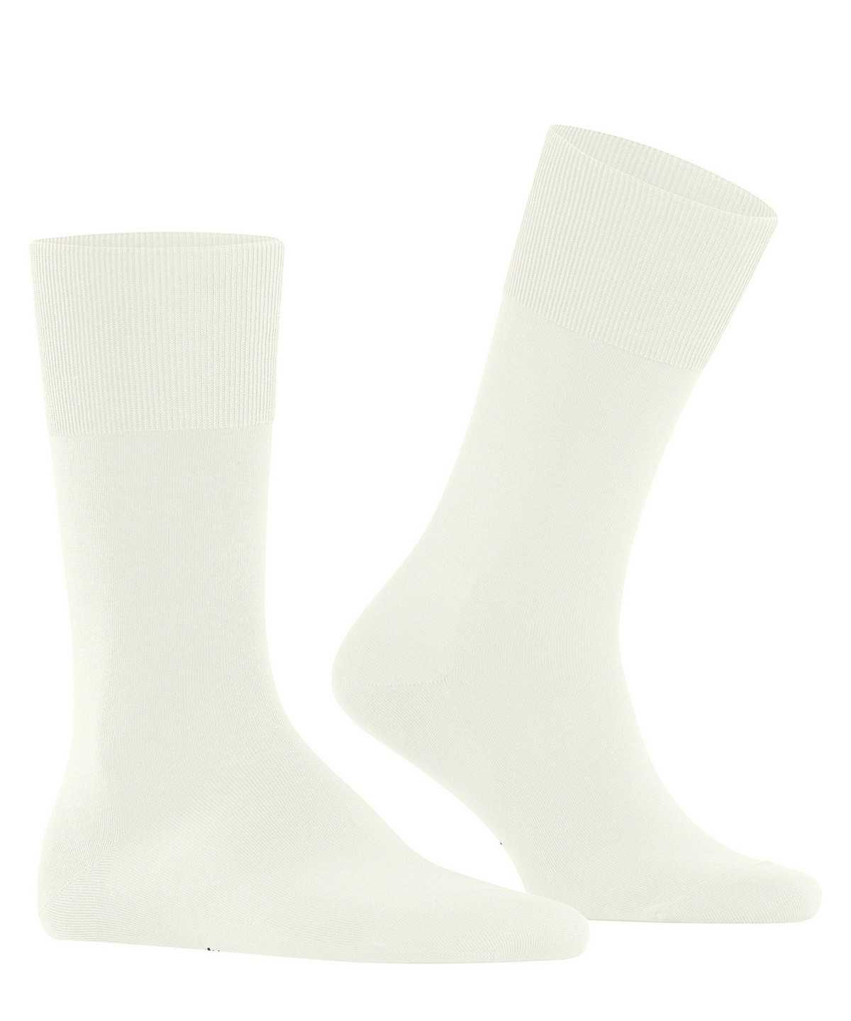 Men Falke ClimaWool Socks Socks White | NXQPLW538