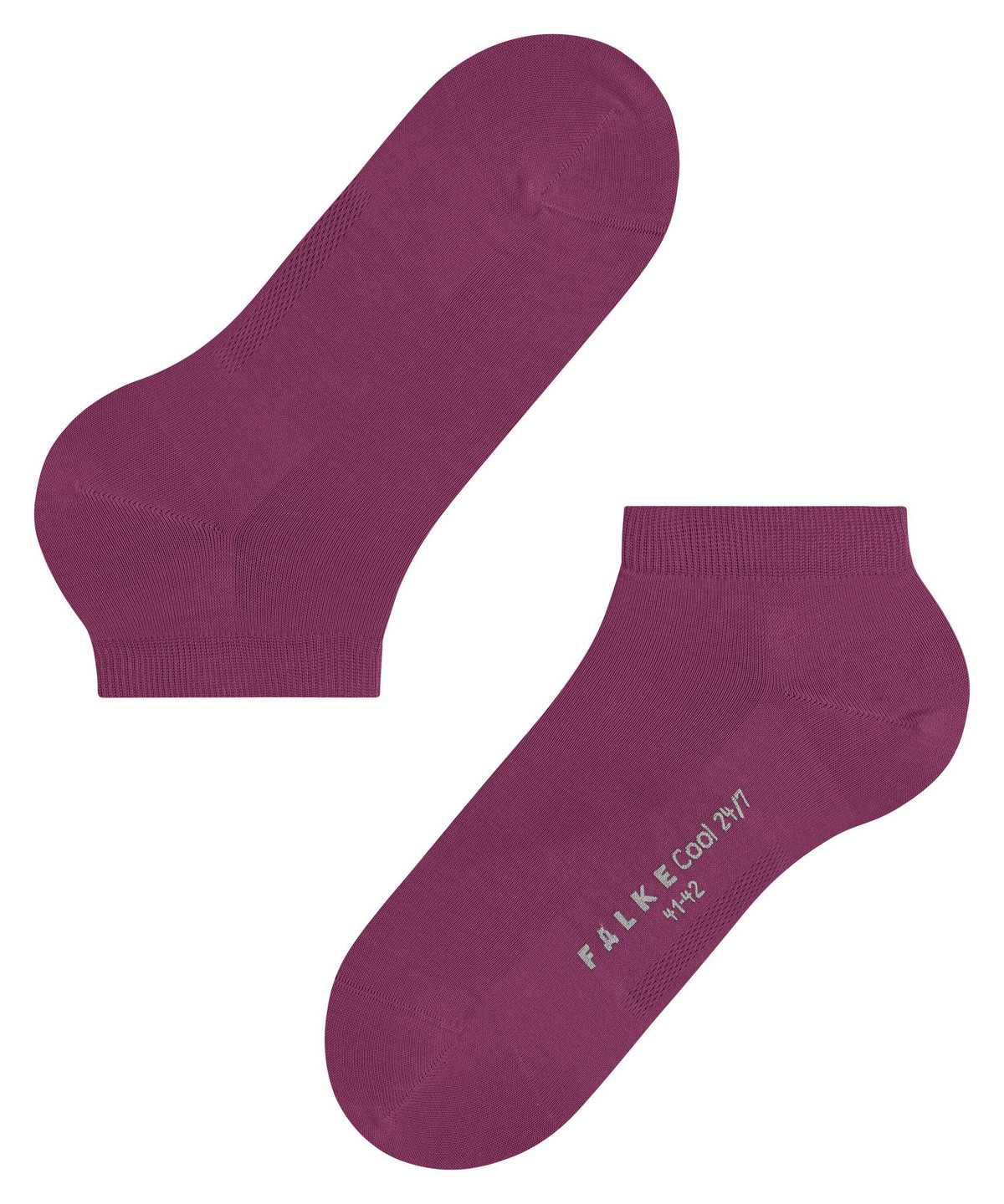 Men Falke Cool 24/7 Sneaker socks Socks Purple | UCXENM328