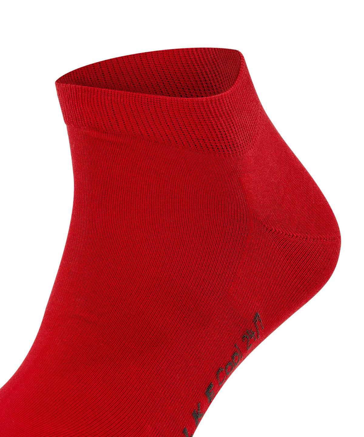 Men Falke Cool 24/7 Sneaker socks Socks Red | WQBXID260