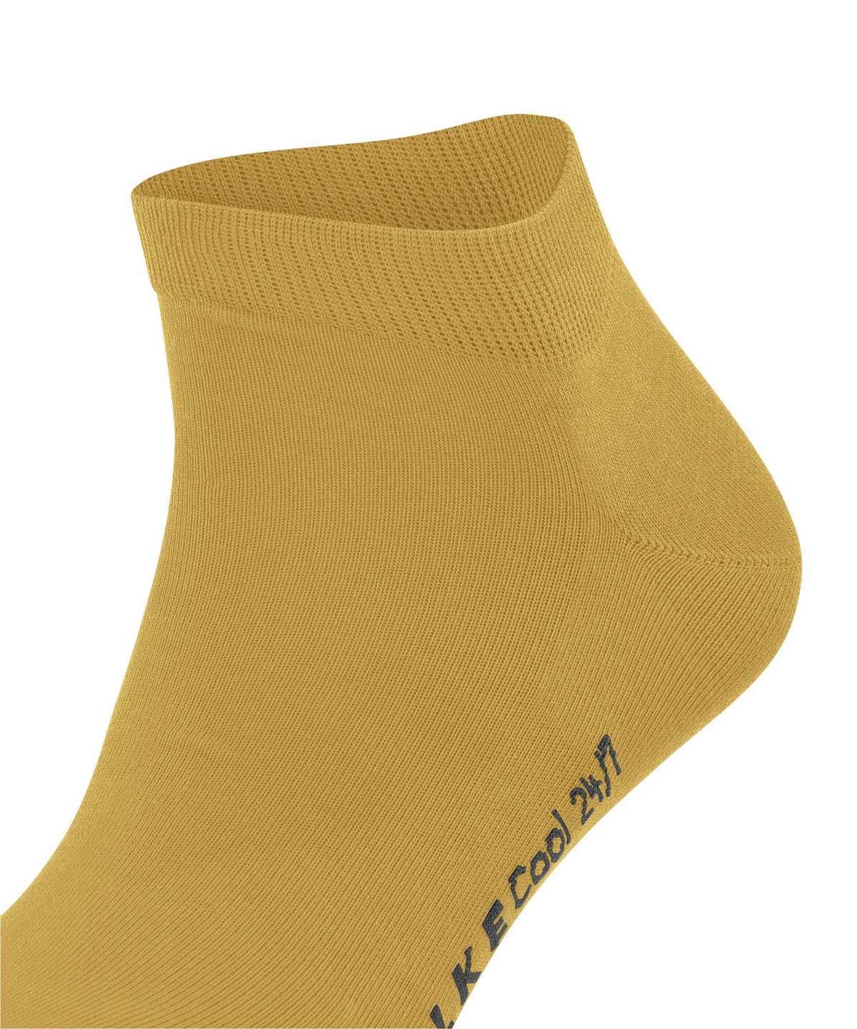 Men Falke Cool 24/7 Sneaker socks Socks Yellow | OAHUNK761