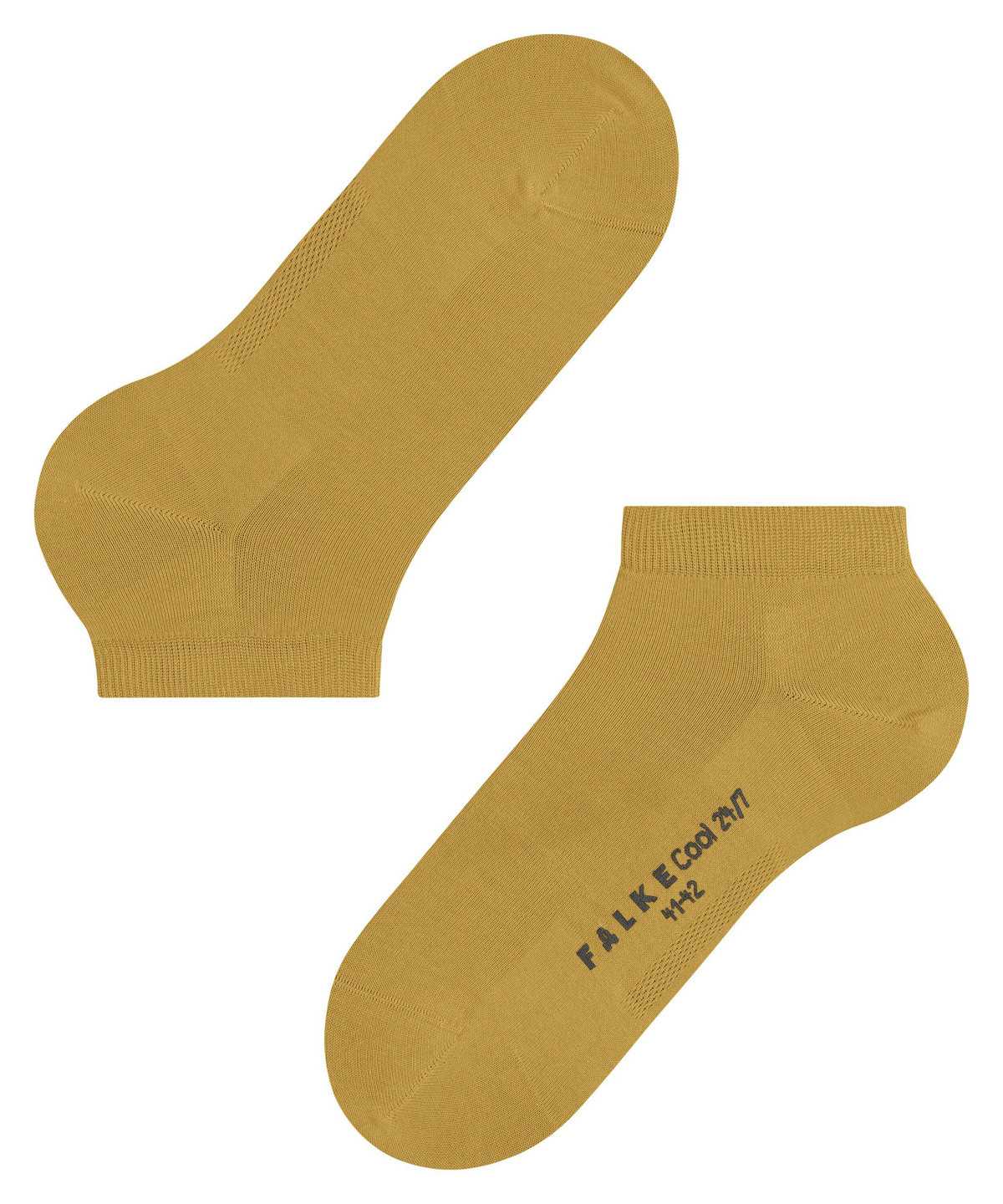 Men Falke Cool 24/7 Sneaker socks Socks Yellow | OAHUNK761