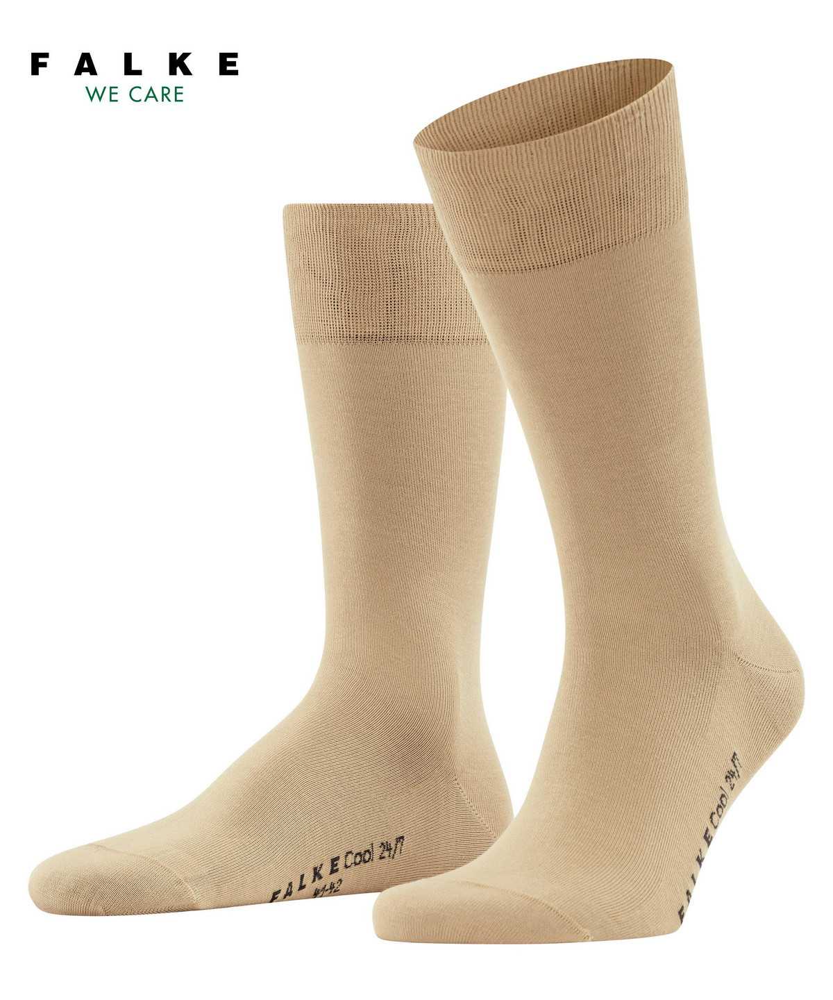 Men Falke Cool 24/7 Socks Socks Beige | TSDPCE109