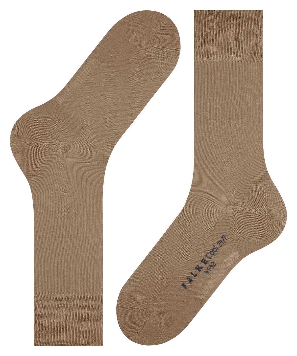 Men Falke Cool 24/7 Socks Socks Brown | BAVNXZ513