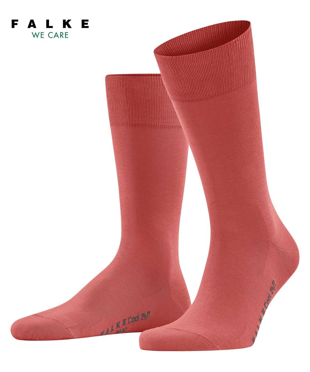 Men Falke Cool 24/7 Socks Socks Red | FEGUHR927