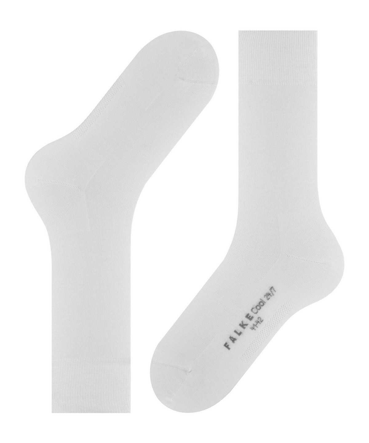 Men Falke Cool 24/7 Socks Socks White | QFLWHO498