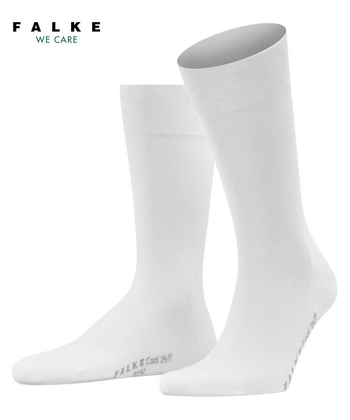 Men Falke Cool 24/7 Socks Socks White | QFLWHO498