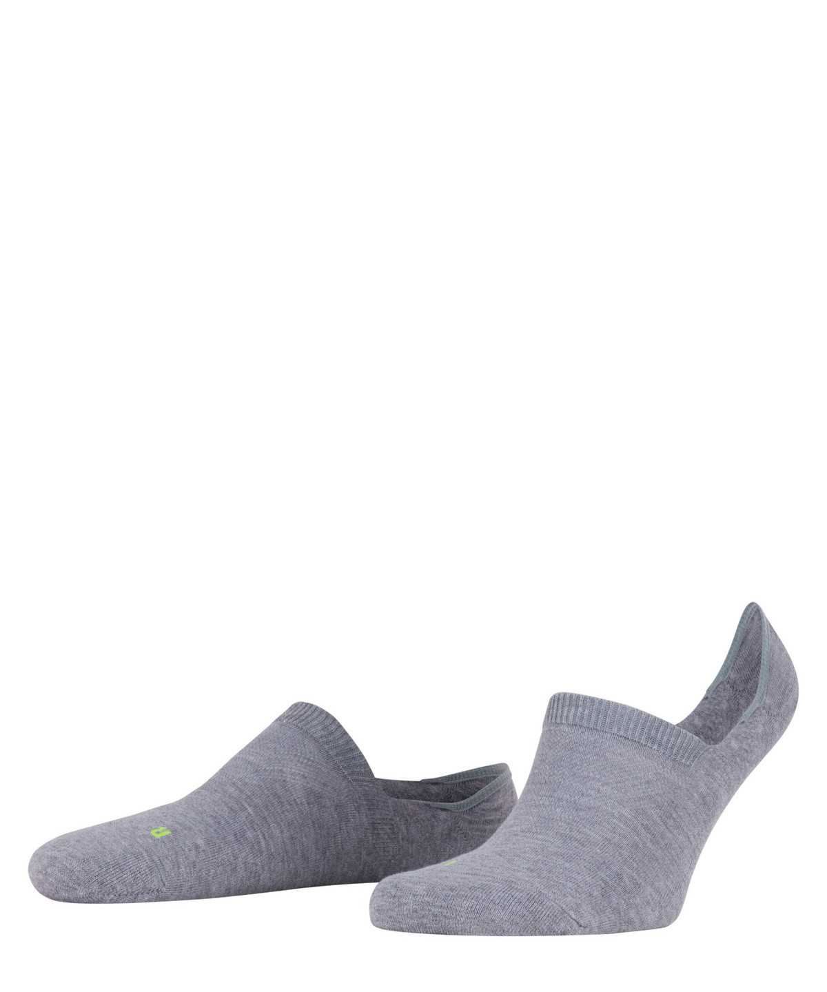 Men Falke Cool Kick Invisibles No Show Socks Grey | DCUJXR613