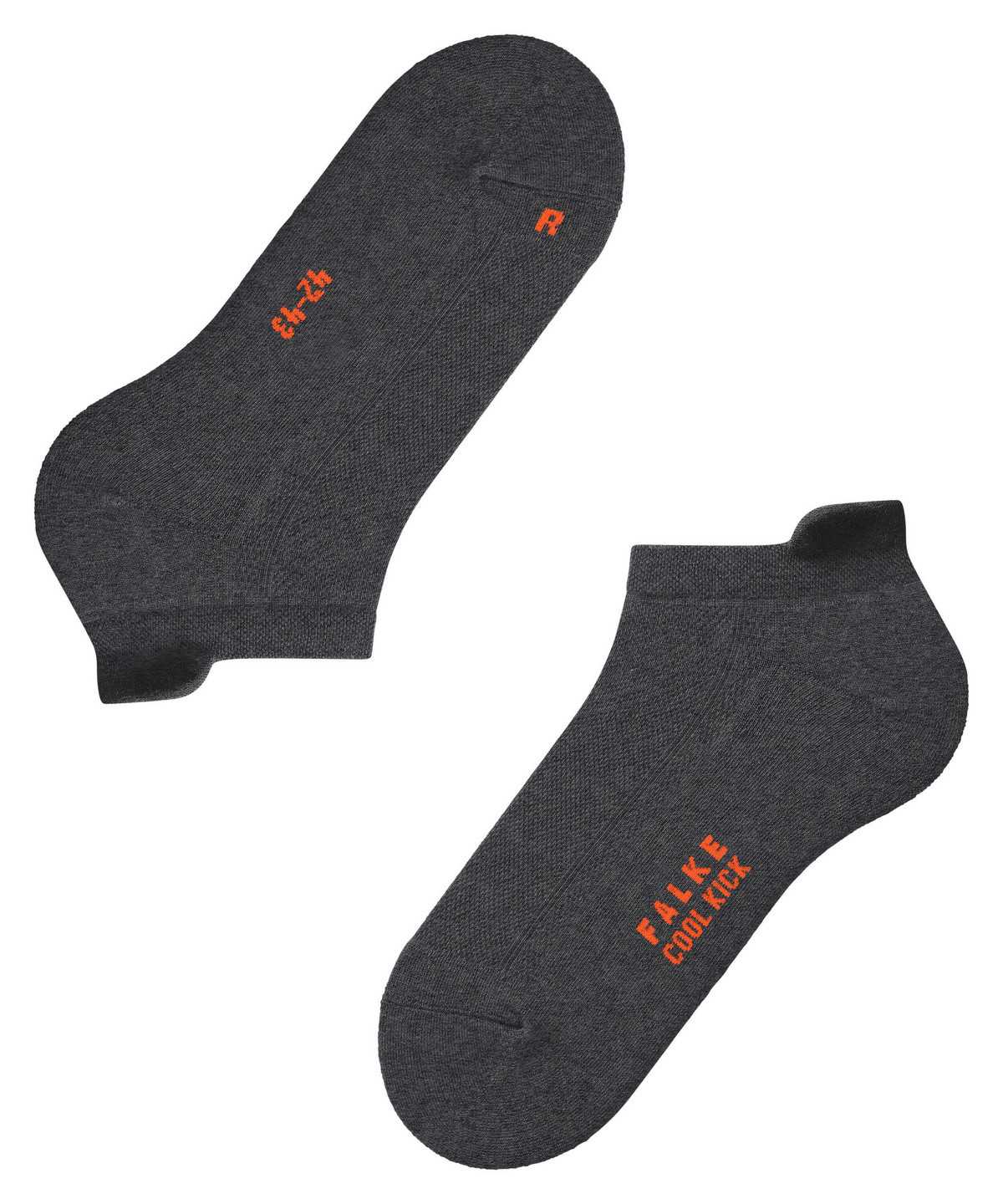 Men Falke Cool Kick Sneaker socks Socks Grey | FANWTV968