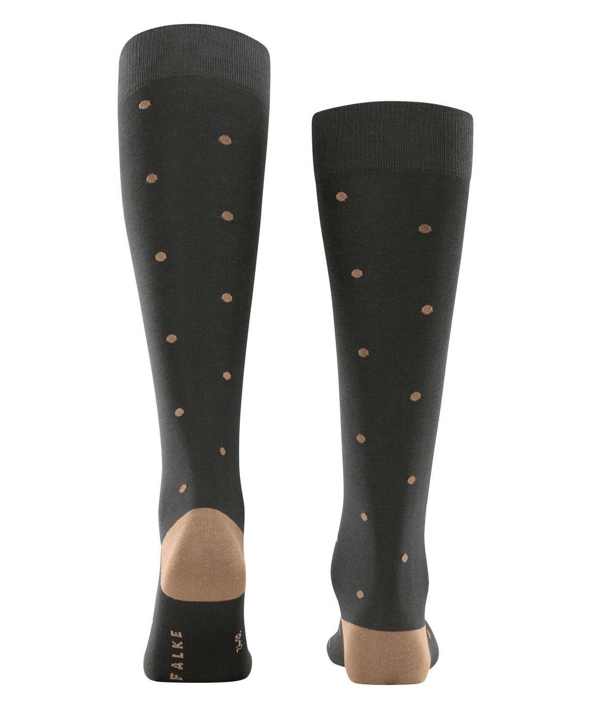 Men Falke Dot Knee-high Socks Socks Brown | SCJQZU192