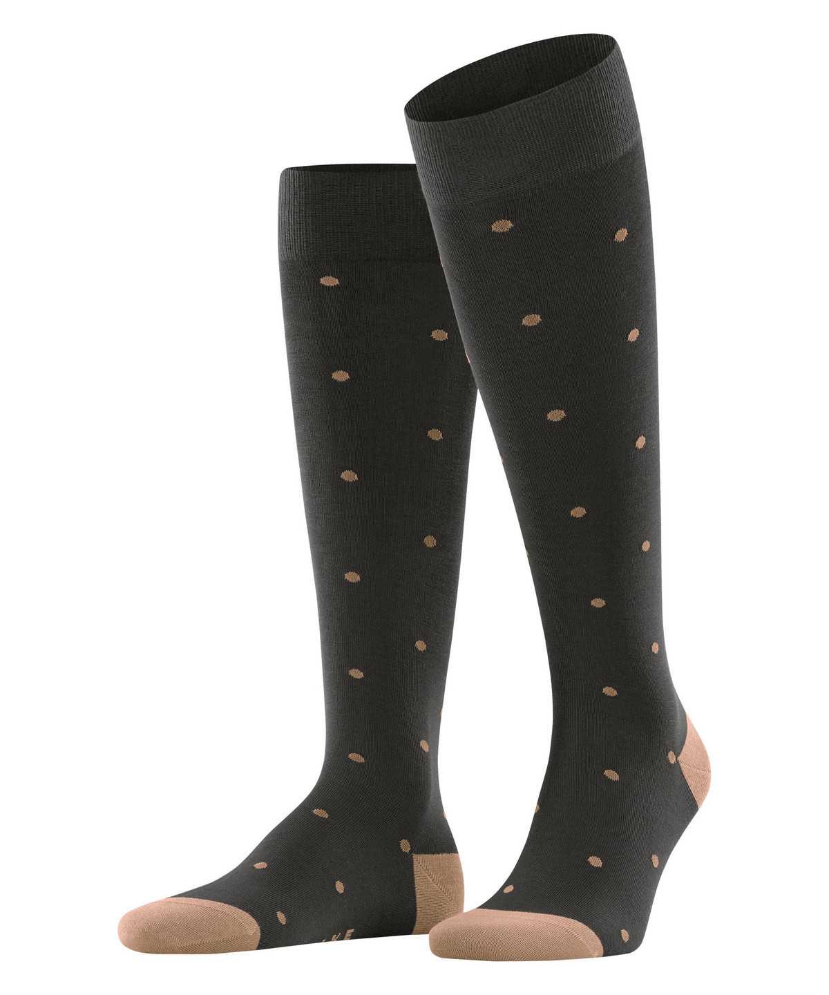 Men Falke Dot Knee-high Socks Socks Brown | SCJQZU192