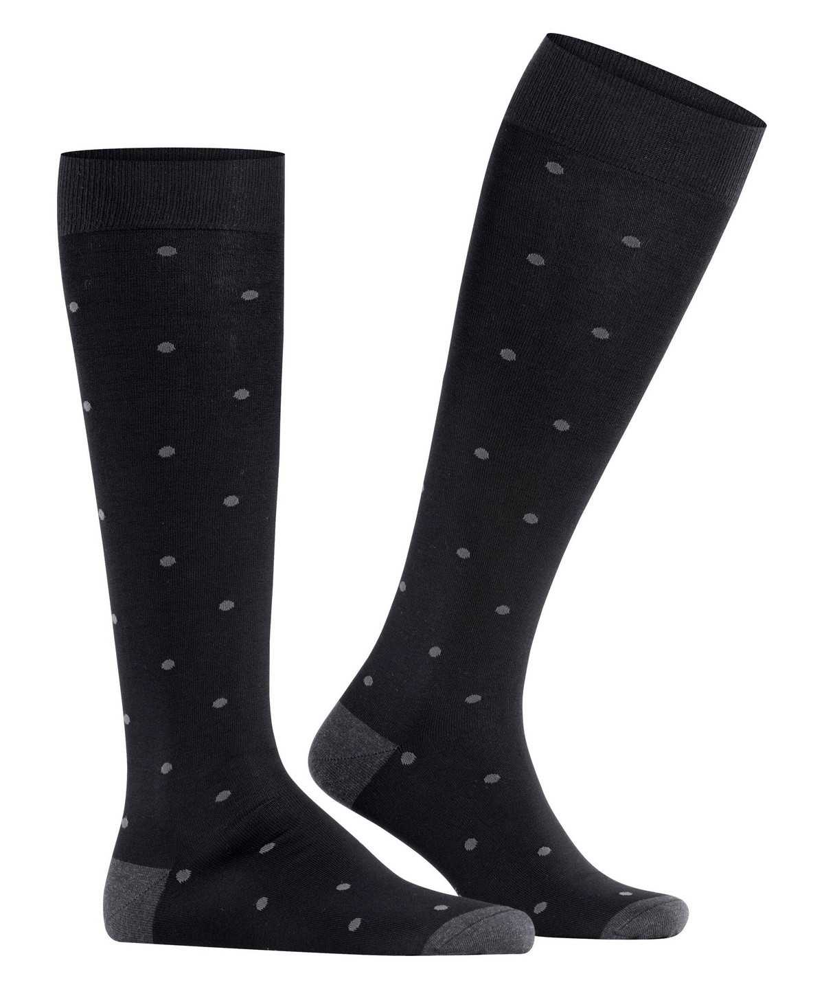 Men Falke Dot Knee-high Socks Socks Grey | CJGMQW698