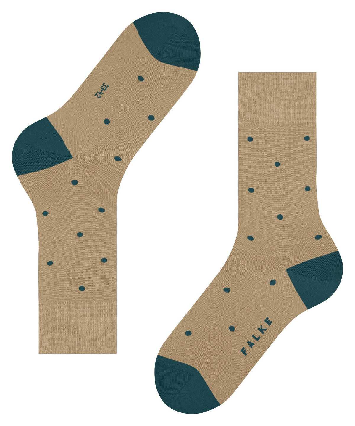 Men Falke Dot Socks Socks Beige | PTMBHA342