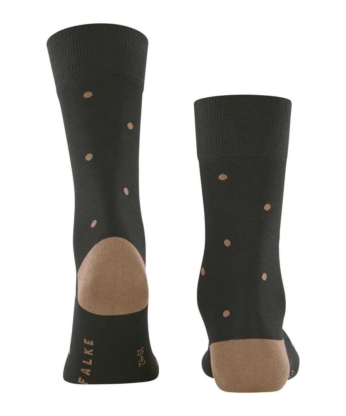 Men Falke Dot Socks Socks Brown | QRPEBD702