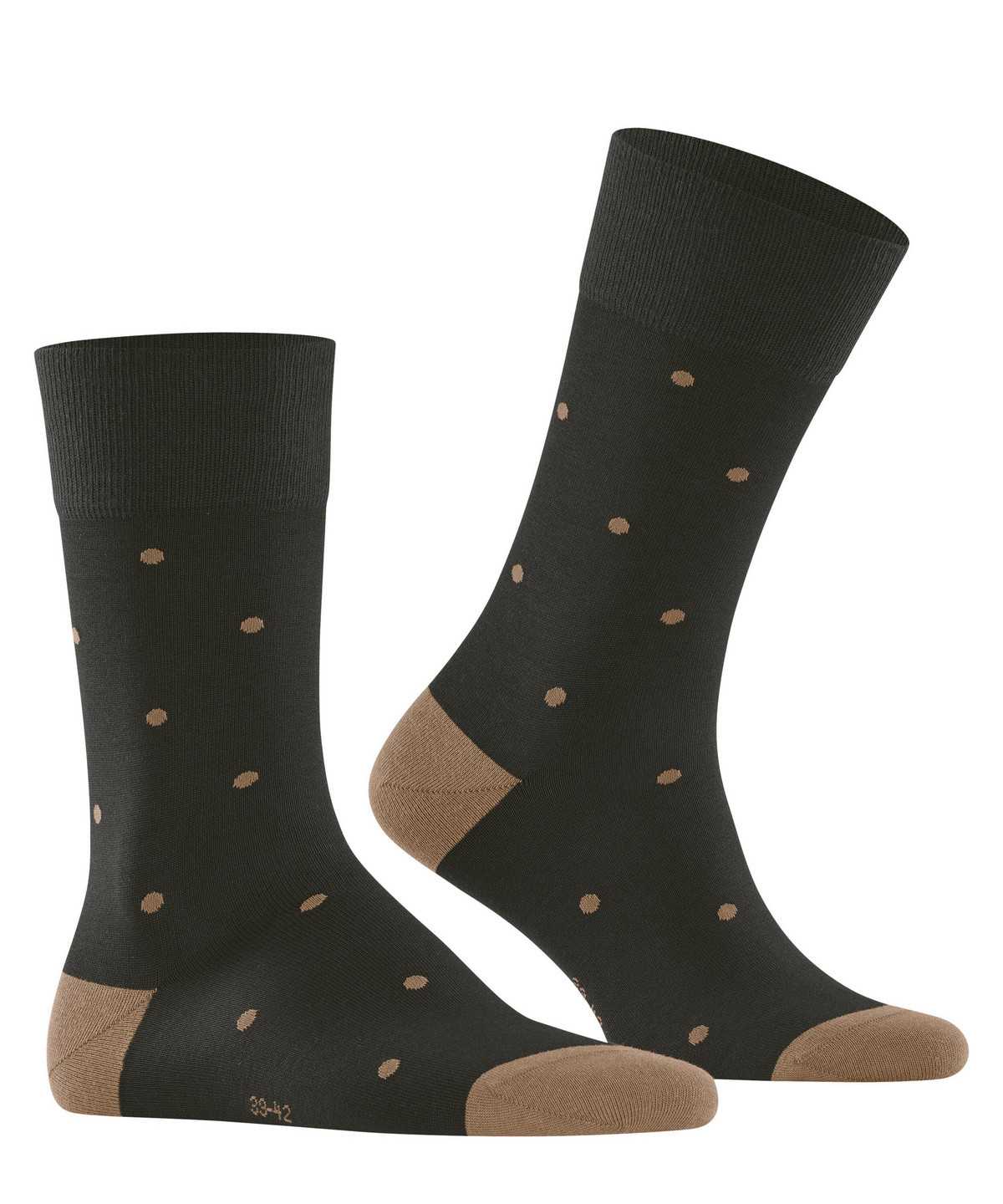 Men Falke Dot Socks Socks Brown | QRPEBD702