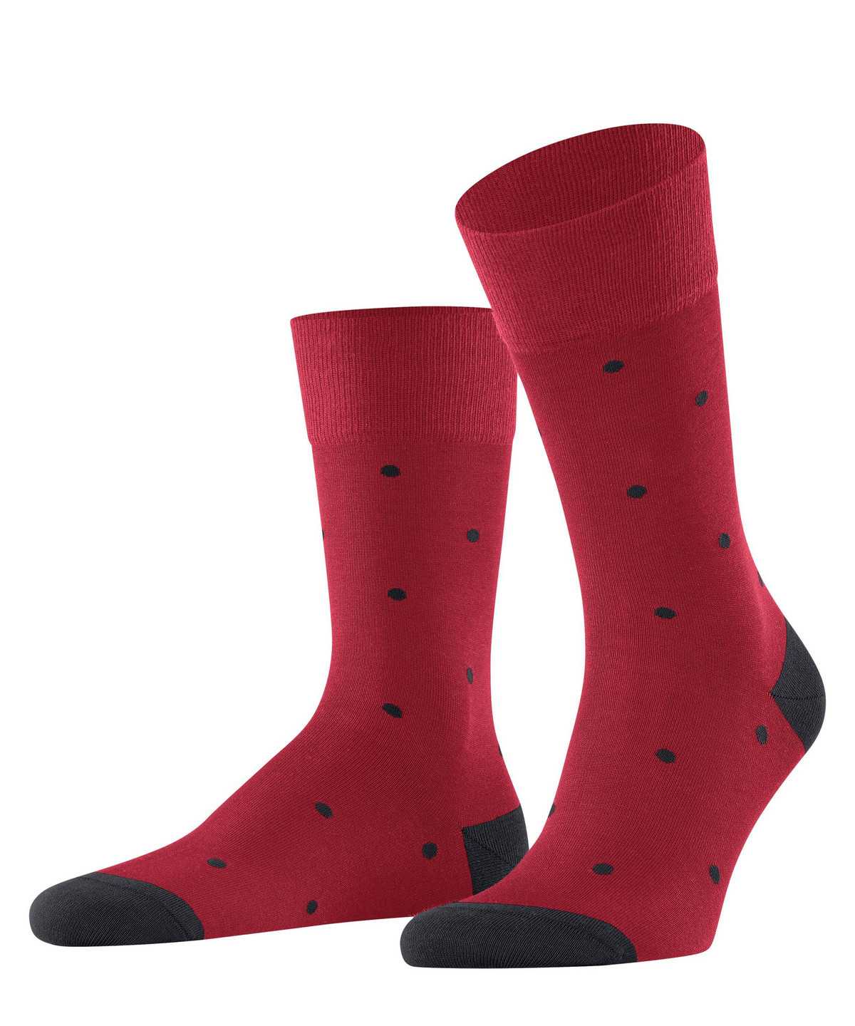 Men Falke Dot Socks Socks Red | RTOJAF846