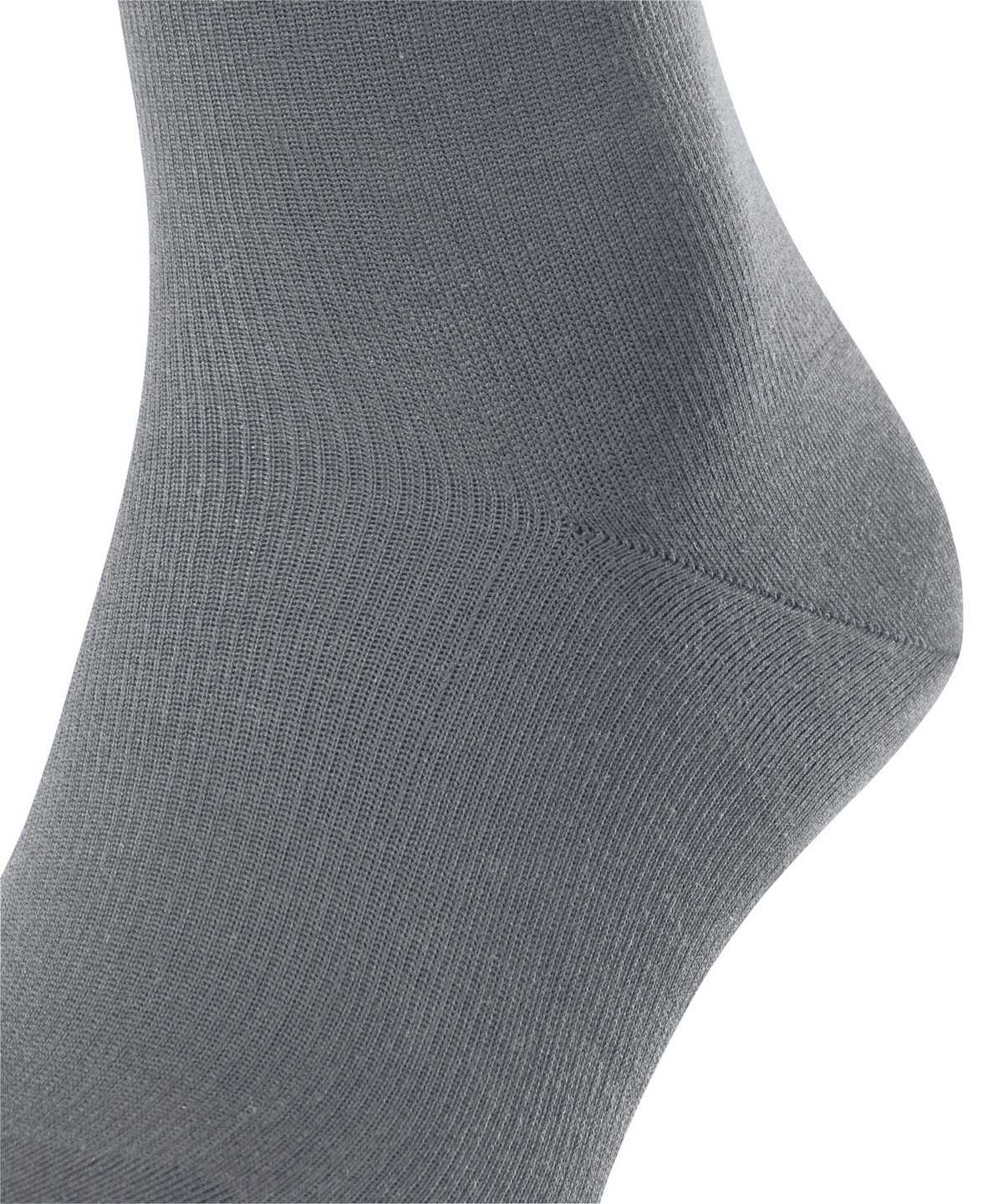 Men Falke Energizing Cotton Knee-high Socks Socks Grey | HEIXDG894