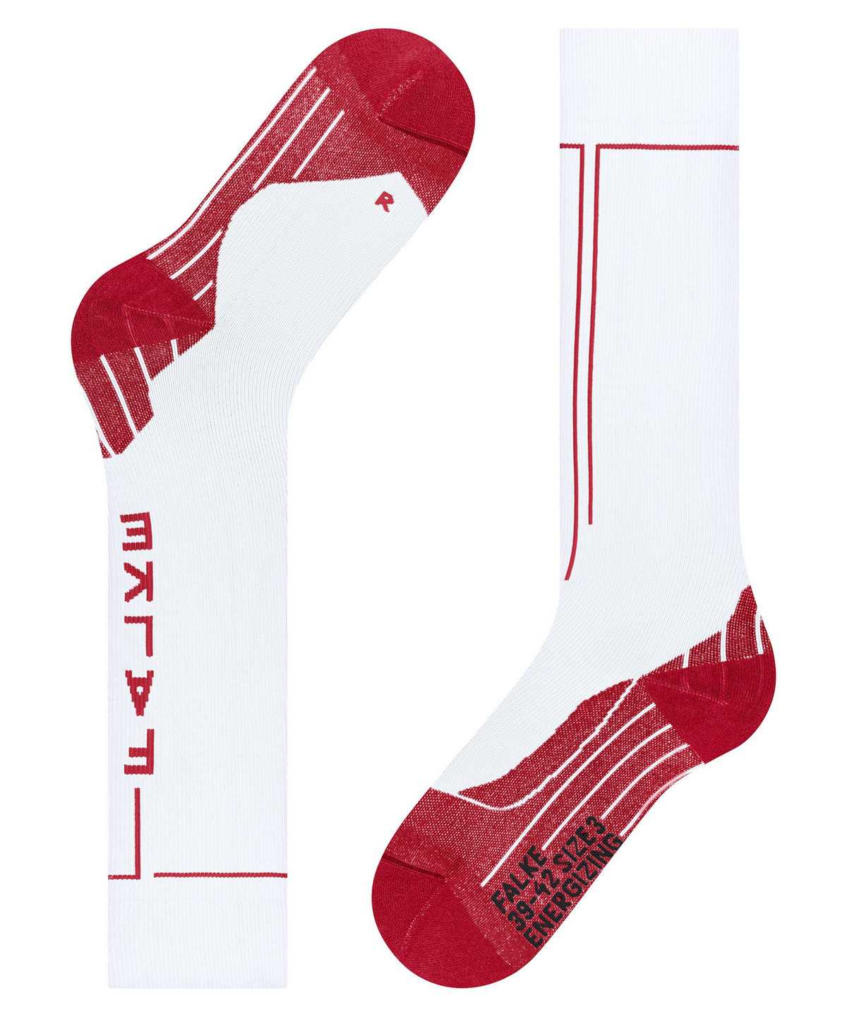 Men Falke Energizing Knee-high Socks Health Socks White | UZECXT469