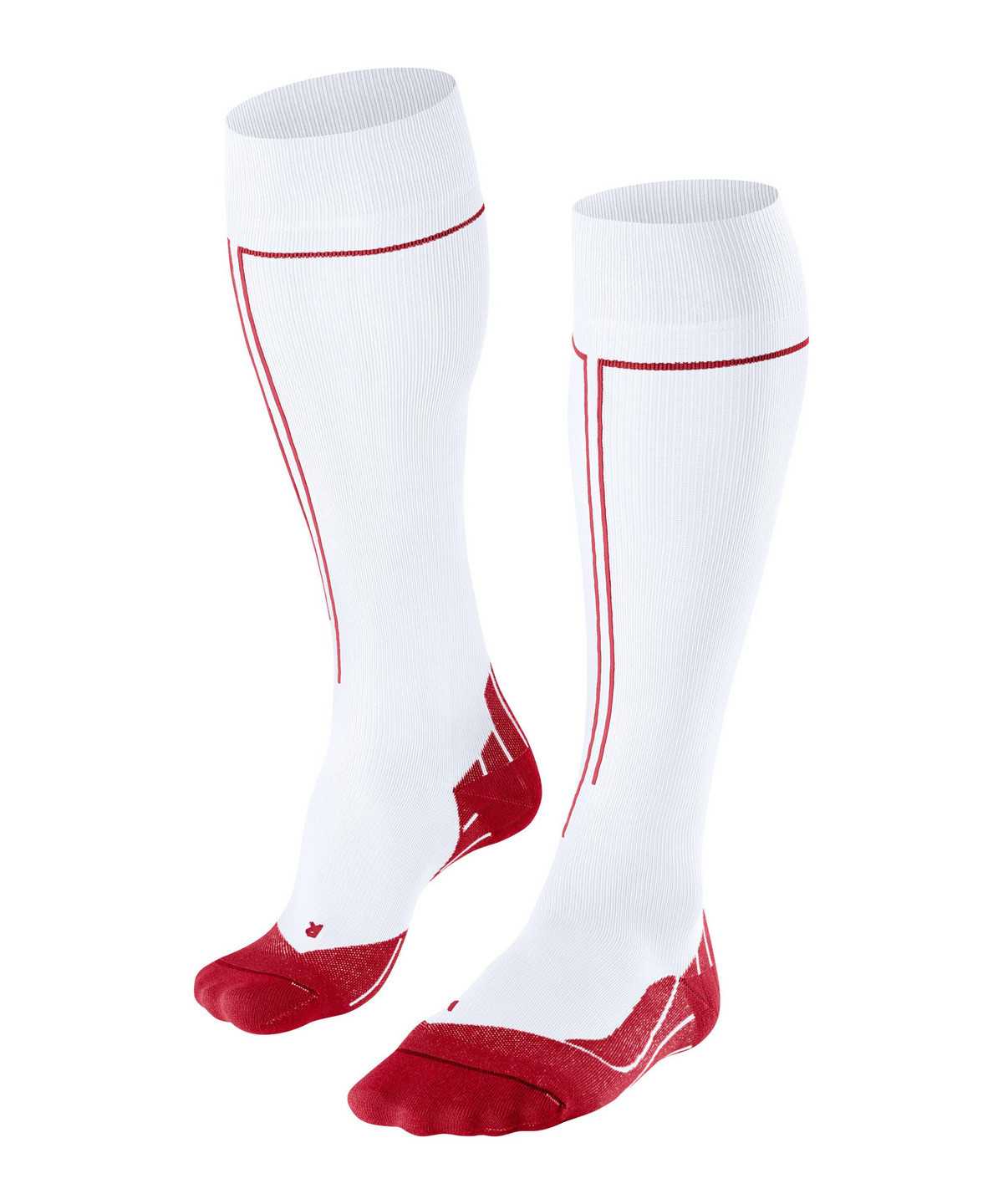 Men Falke Energizing Knee-high Socks Health Socks White | UZECXT469