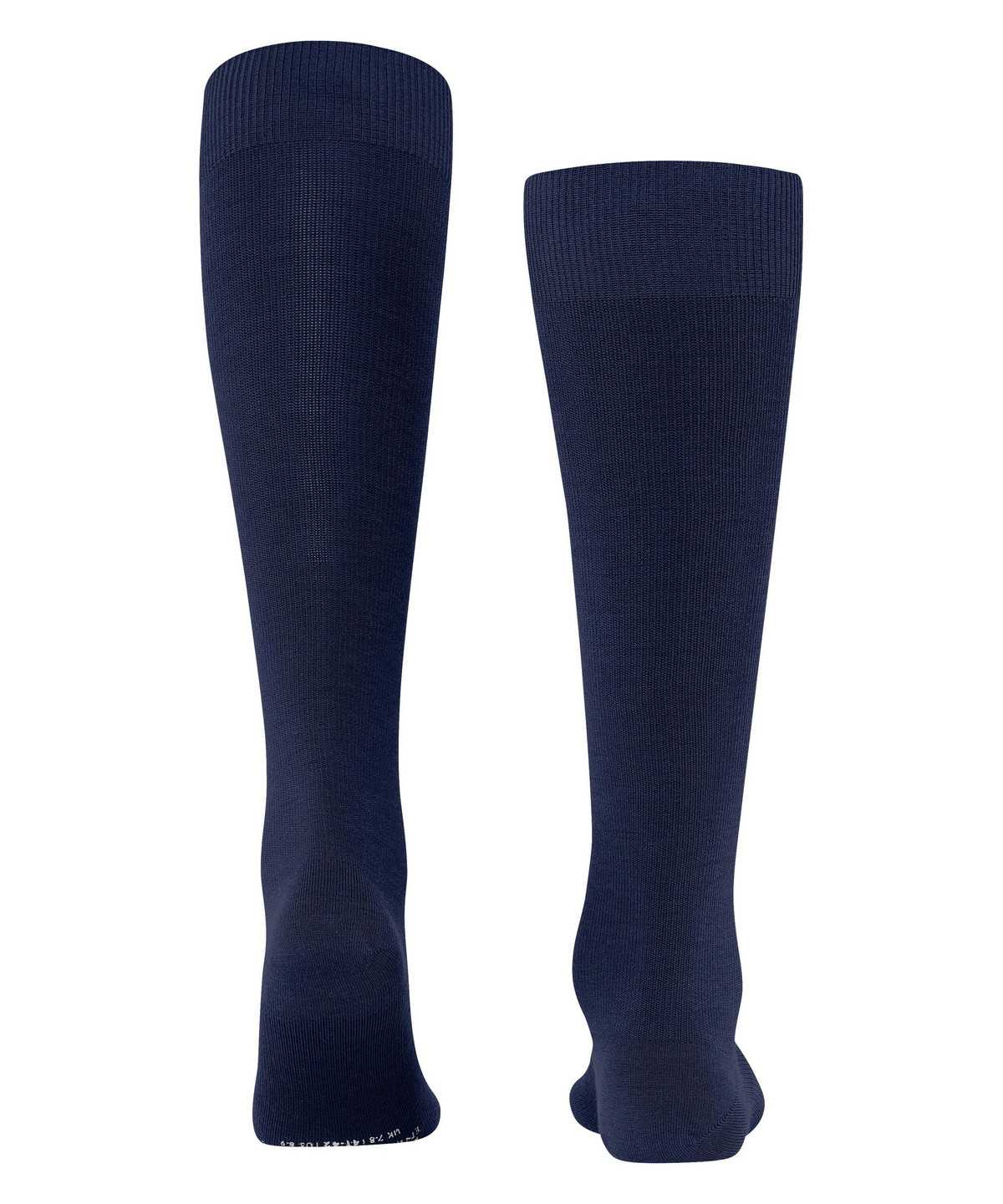 Men Falke Energizing Wool Knee-high Socks Socks Blue | KARVDQ274