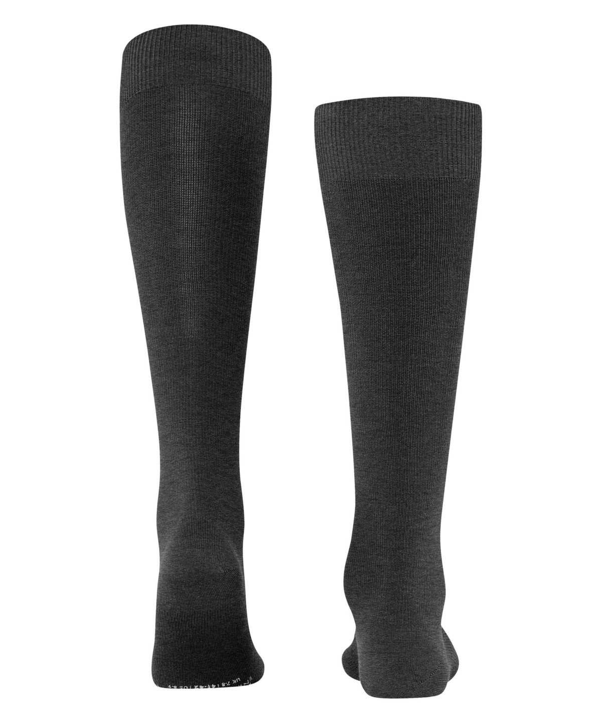 Men Falke Energizing Wool Knee-high Socks Socks Grey | TRGWUF026