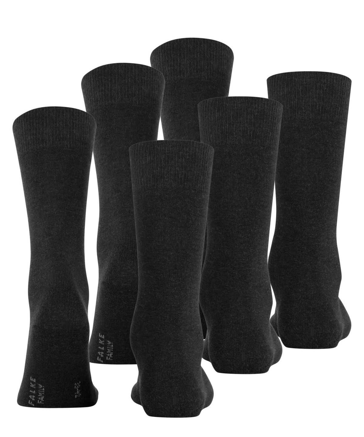 Men Falke Family 3-Pack Socks Socks Grey | EBTNSK459