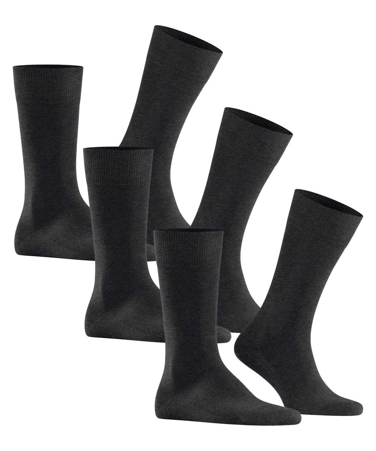 Men Falke Family 3-Pack Socks Socks Grey | EBTNSK459