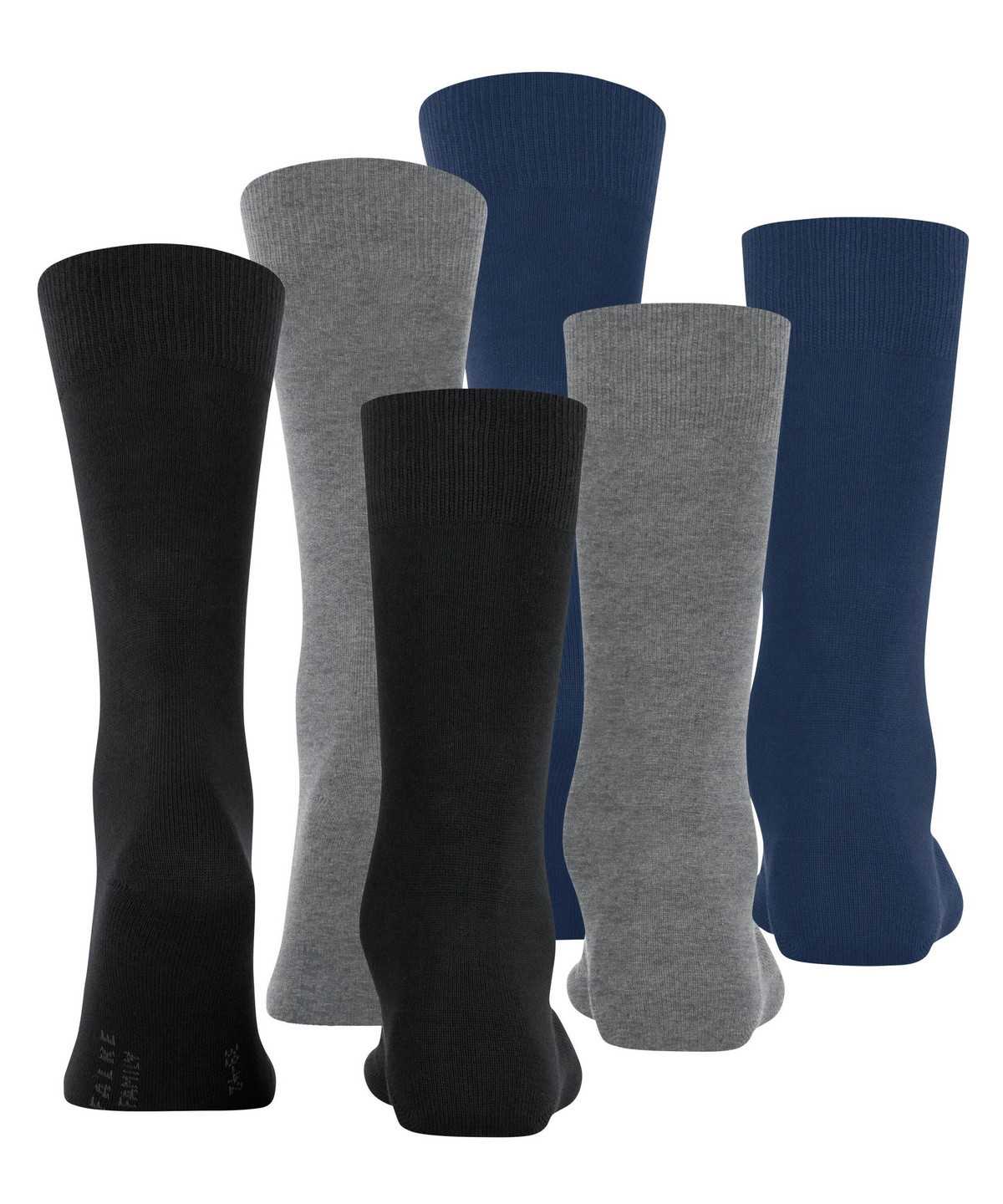 Men Falke Family 3-Pack Socks Socks Multicolored | OUAWSP796