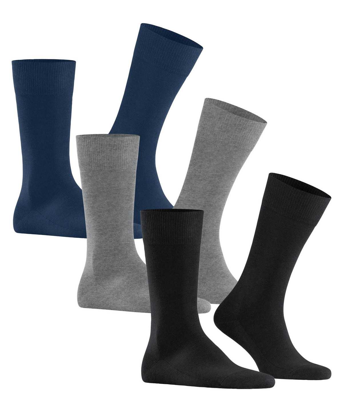 Men Falke Family 3-Pack Socks Socks Multicolored | OUAWSP796