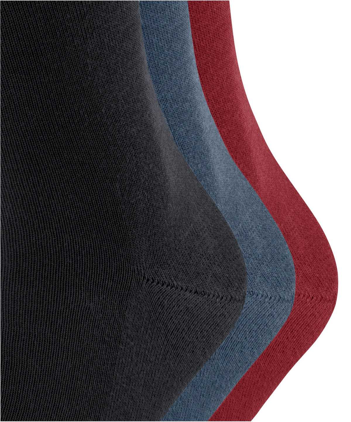 Men Falke Family 3-Pack Socks Socks Multicolored | GVZJNX701