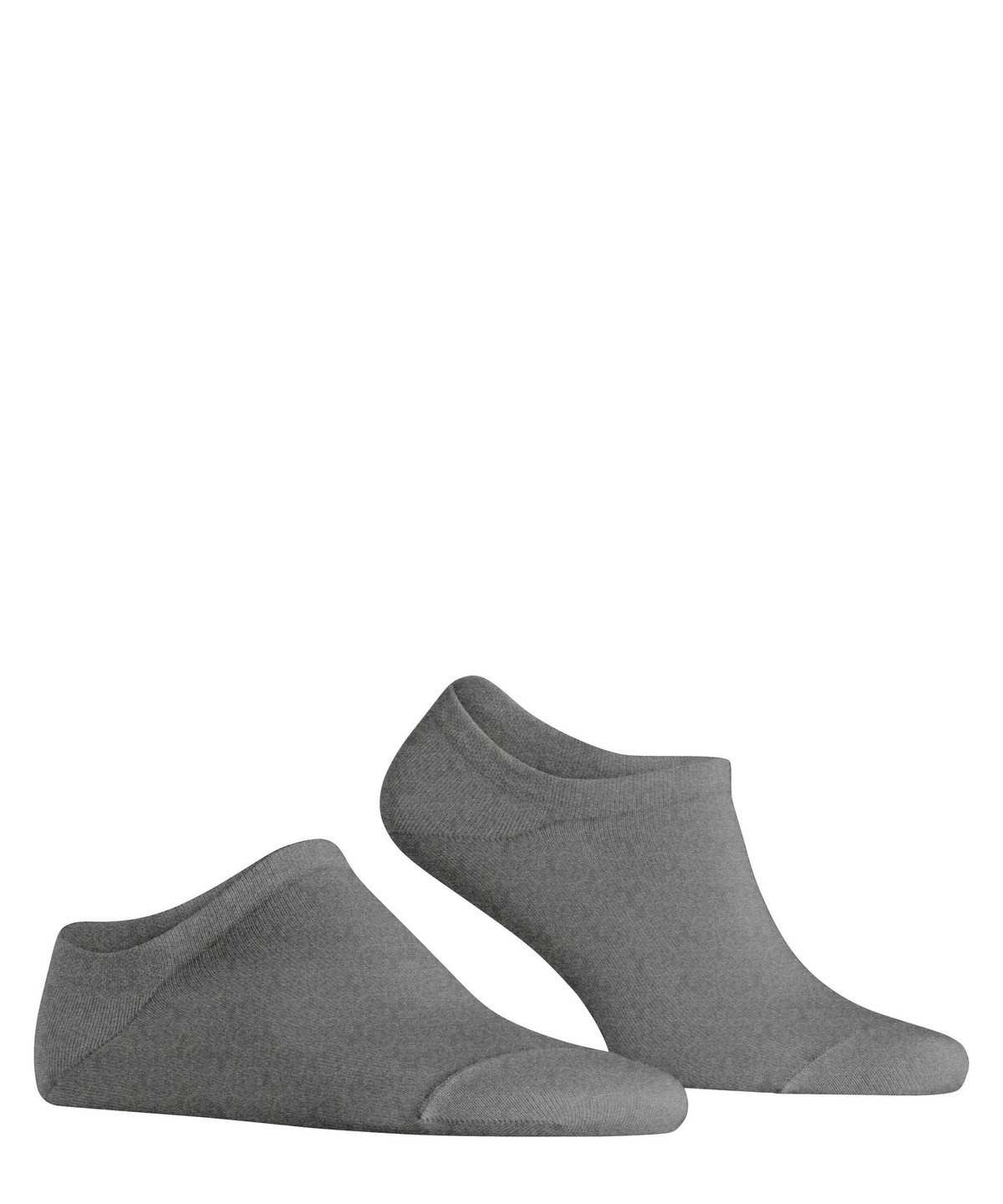 Men Falke Family Invisibles No Show Socks Grey | BGAYRK932