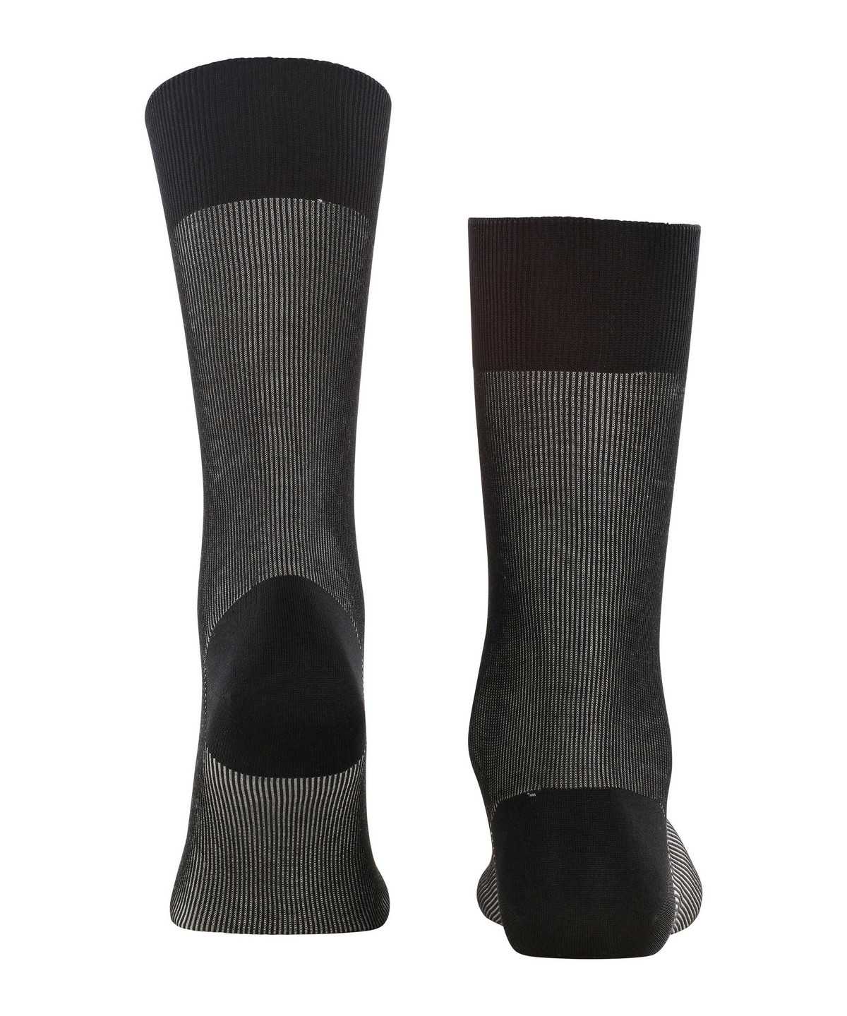 Men Falke Fine Shadow Socks Socks Black | XIPNHS625