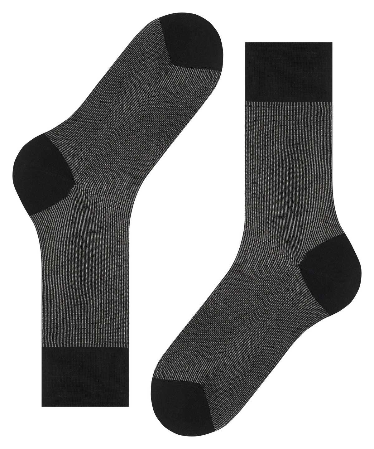 Men Falke Fine Shadow Socks Socks Black | XIPNHS625