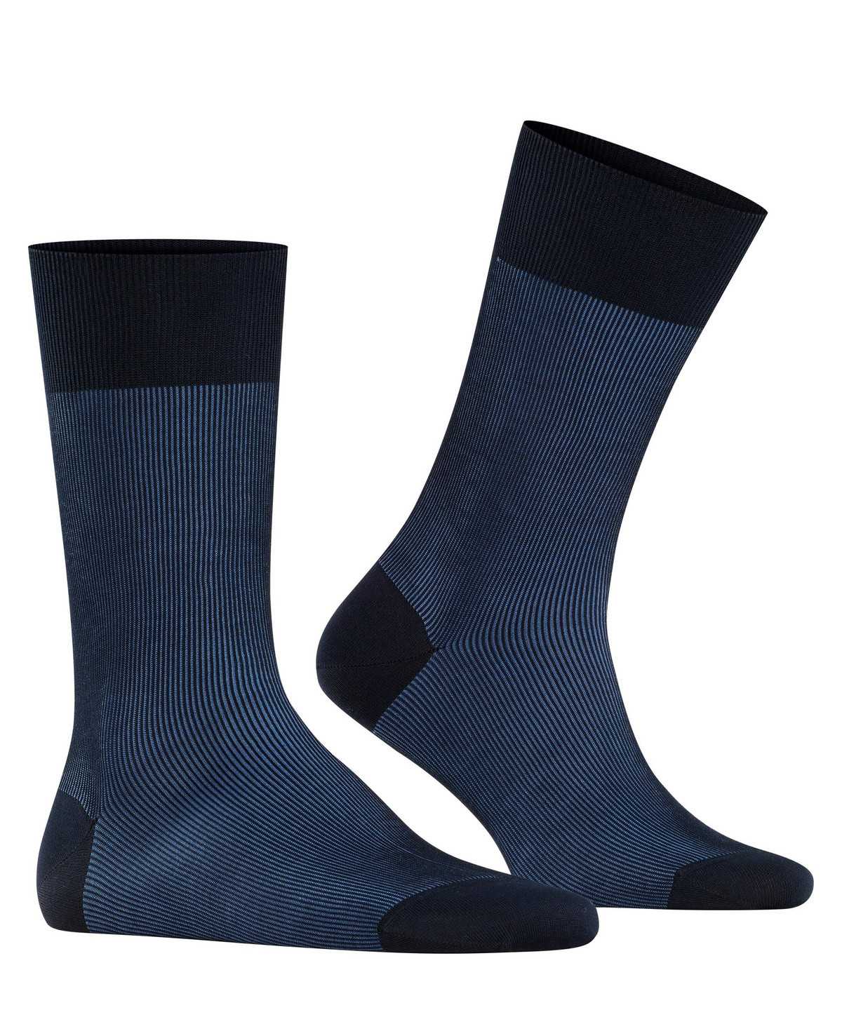 Men Falke Fine Shadow Socks Socks Blue | OXRPCE891