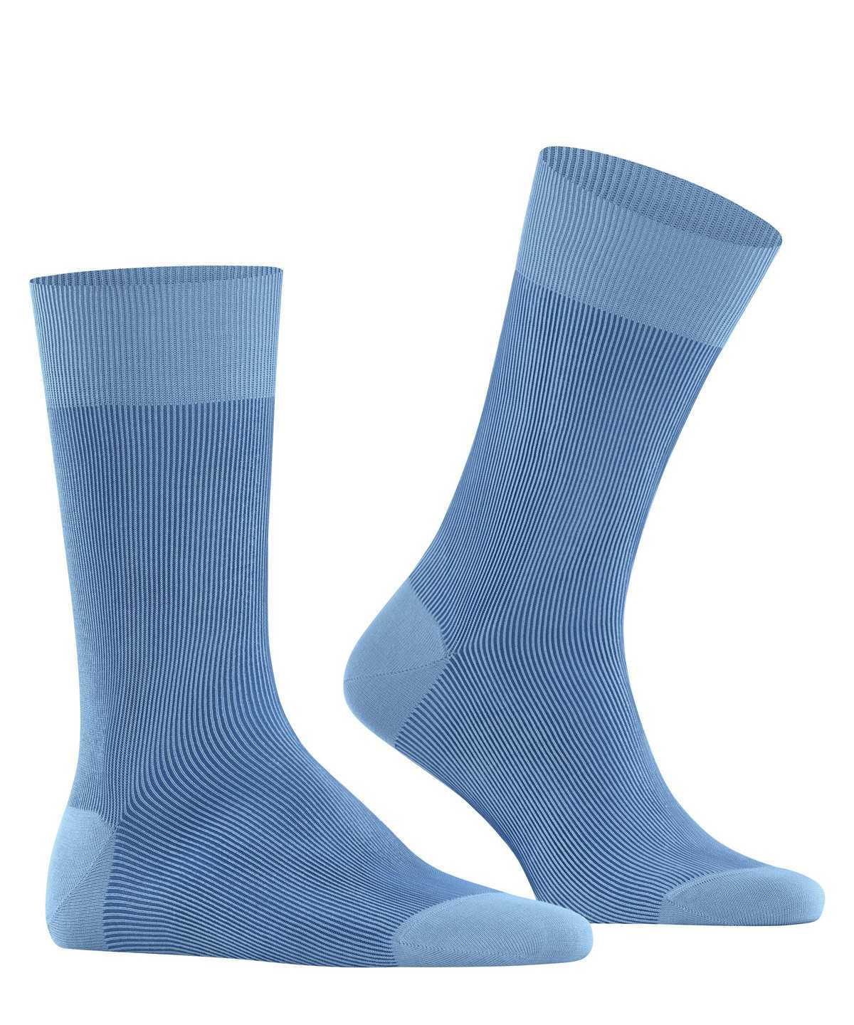 Men Falke Fine Shadow Socks Socks Blue | IOFQYU084