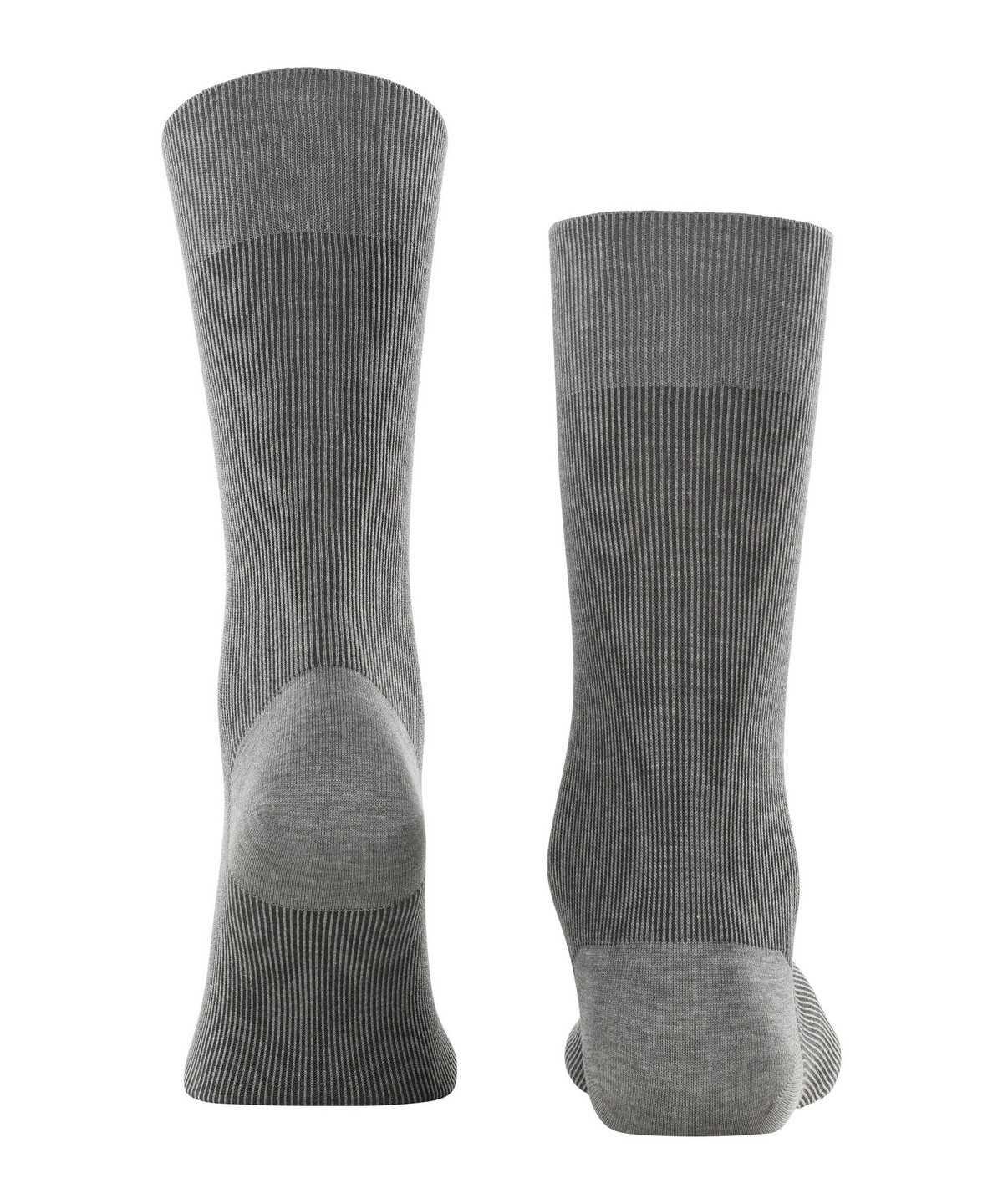 Men Falke Fine Shadow Socks Socks Grey | JCMDZL127