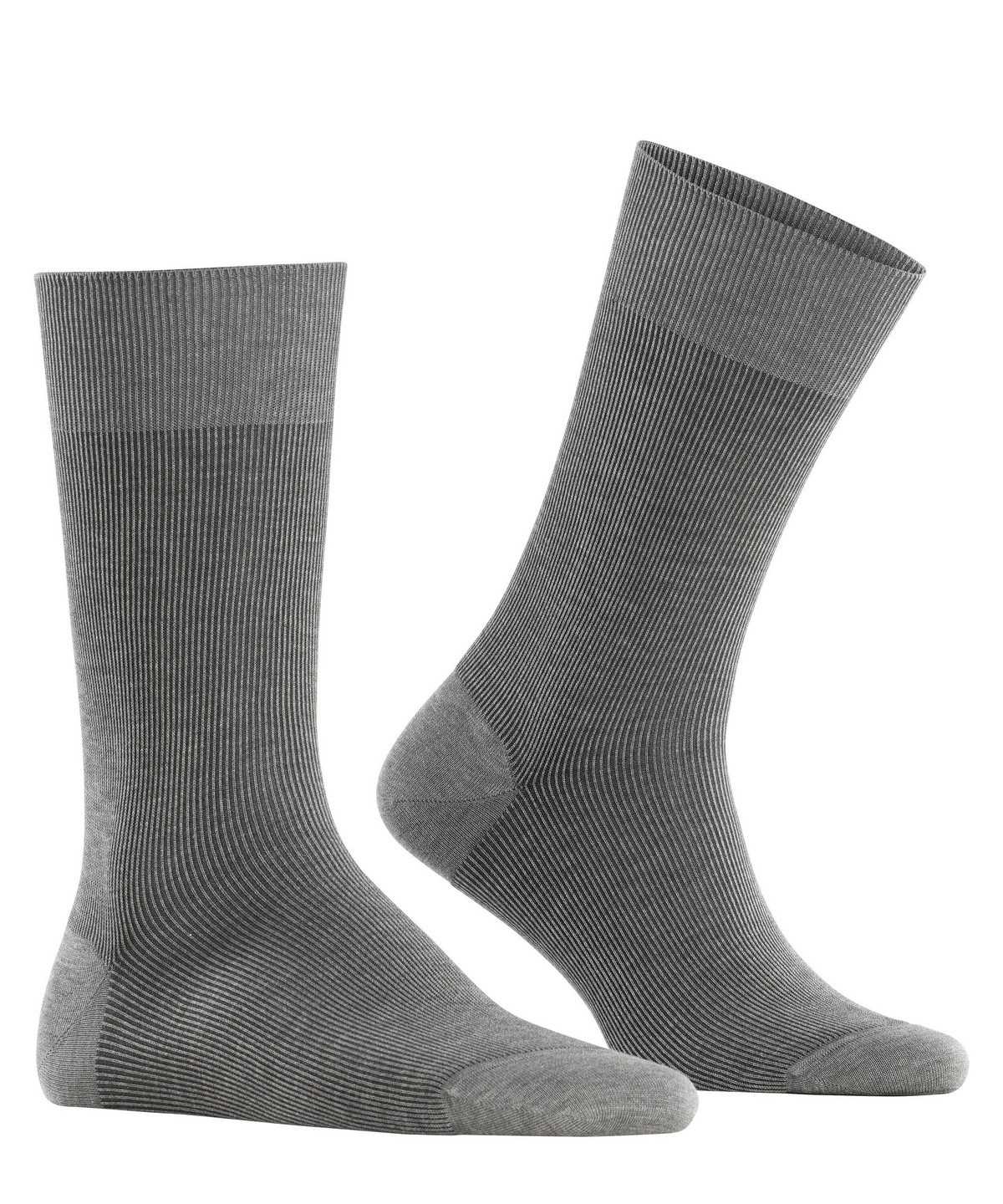 Men Falke Fine Shadow Socks Socks Grey | JCMDZL127