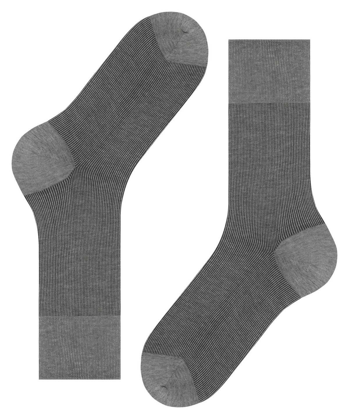 Men Falke Fine Shadow Socks Socks Grey | JCMDZL127