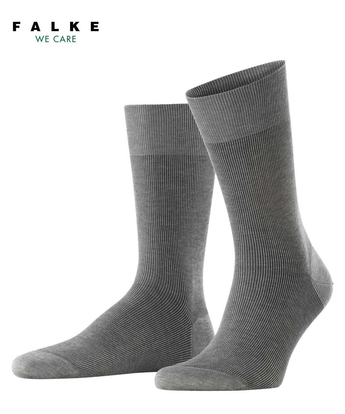 Men Falke Fine Shadow Socks Socks Grey | JCMDZL127