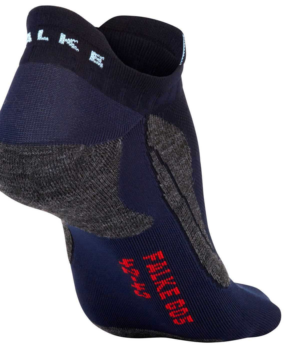 Men Falke GO5 Invisible Golf Invisibles No Show Socks Blue | SRUEXH876